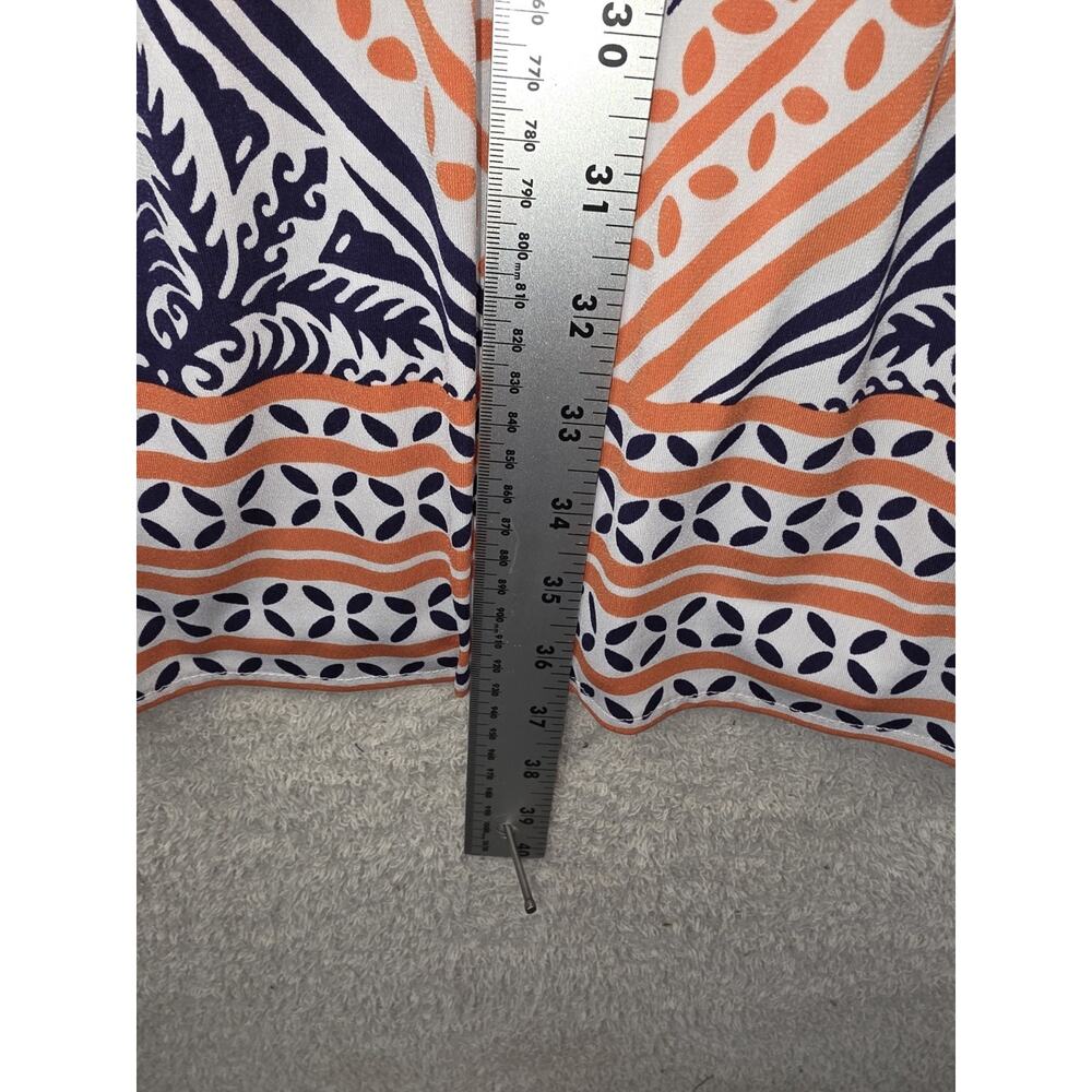 London Times Women's Sleeveless Printed Maxi Dress Size 8 - Picture 9 of 9
